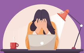 Online learning can be stressful to students due to it's many flaws.