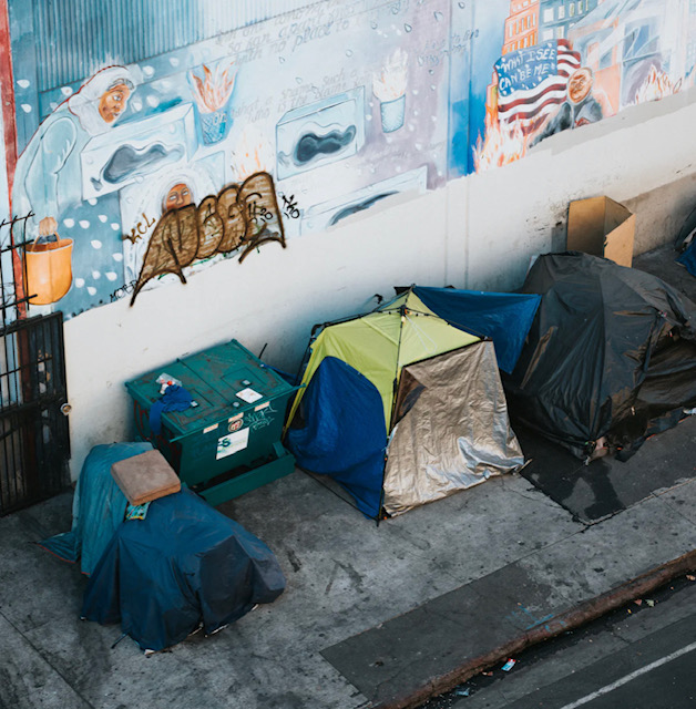 The homeless population has been struggling during Covid. Photo courtesy of Unsplash taken by Nathan Dumlao