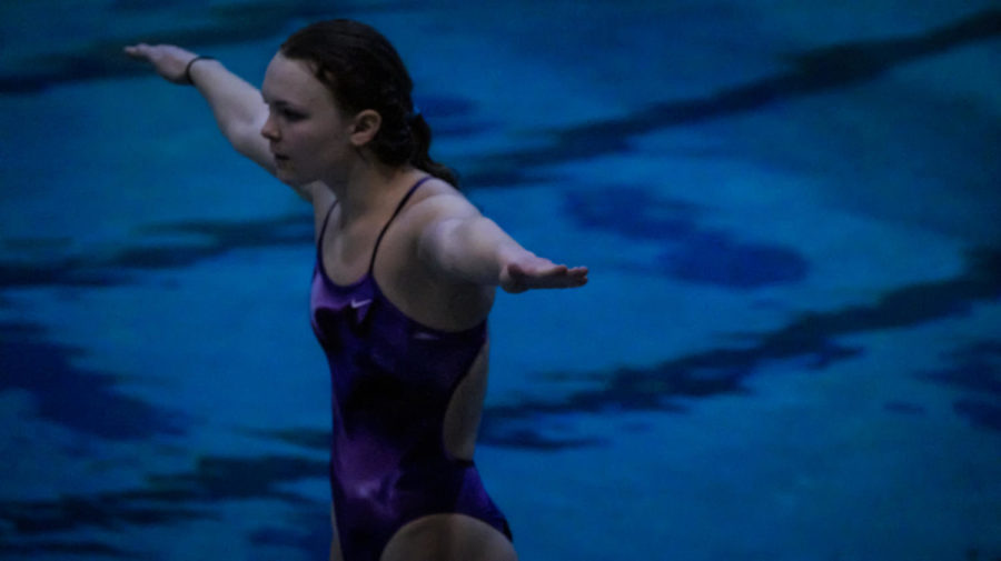 Geneva Pauly is determined to win the state championships for dive, but it took a lot to get where she is now. 