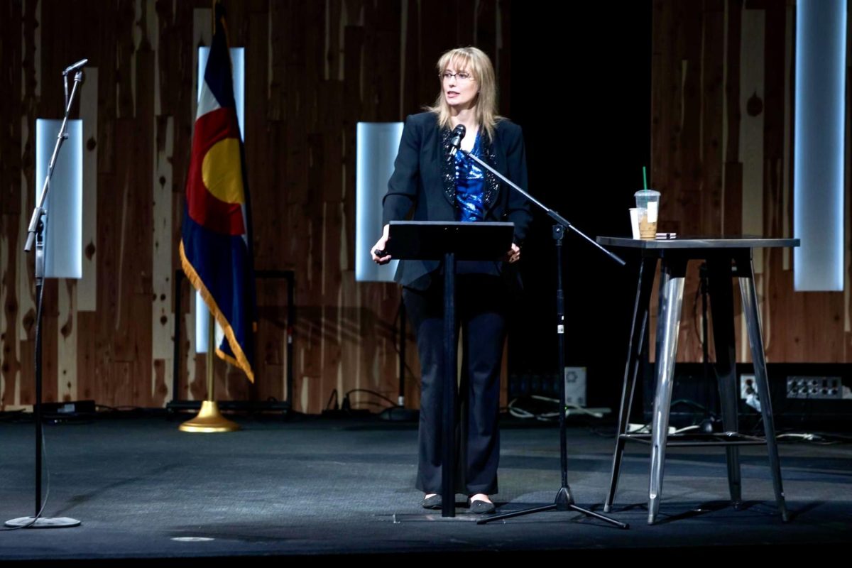 Mayor Lauren Simpson delivers her first State of the City address, 2024 (Photo courtesy of Lauren Simpson).